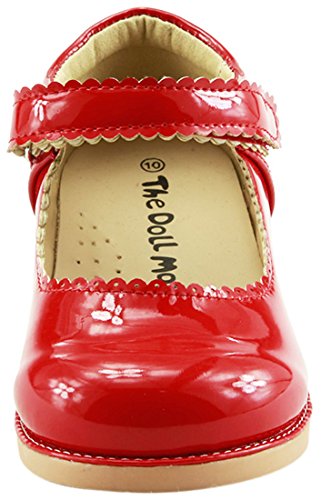 The Doll Maker Girl's Red Patent Mary Jane - FBA171028A-132