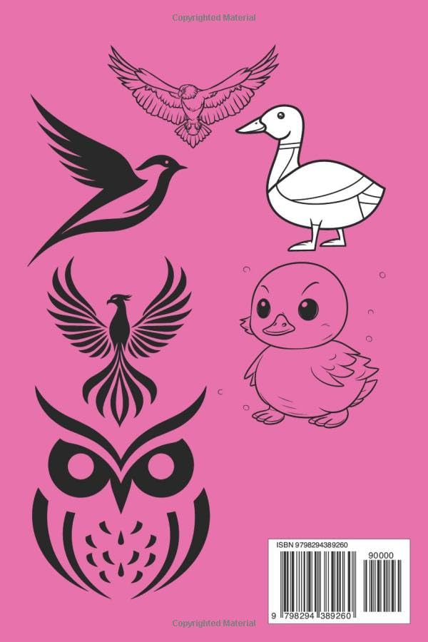 Livre de coloriage oiseaux pour apprendre les formes sans frustration - 3