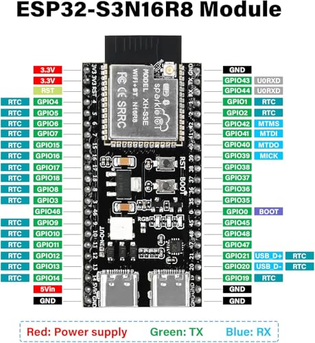 Module ESP32-S3 DevKitC-1 N16R8 pour programmer vos objets connectés en WiFi - 3