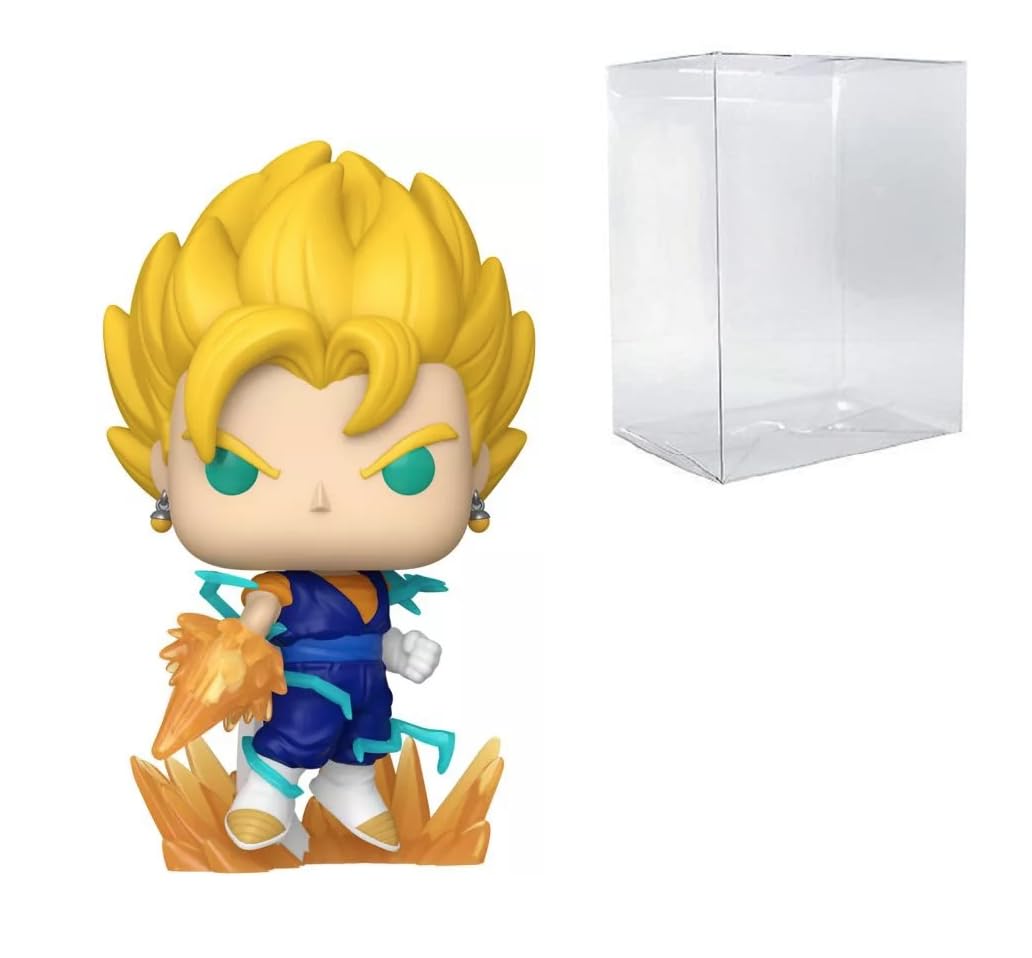 POP! Animation: Dragon Ball Z - Super Saiyan Vegito #2218 Chase (Pre-Release) Exclusive Bundled with Compatible Box Protector Case