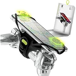 Soporte Movil Potencia Mtb Bone Collection Pro 4 (4ª Gen) Soporte Movil Bicicleta Compatible Reconocimiento Facial, Montaje en Potencia Smartphones Pantalla 4,7´´ - 7,2”, Soporte Móvil Bici Ultra Ligero, Bicis de Carretera