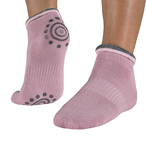 Body & Mind® Yogasokken voor dames, antislipsokken voor yoga, pilates, aerobics en fitnesstraining; stoppersokken (4 paar) - Image 5