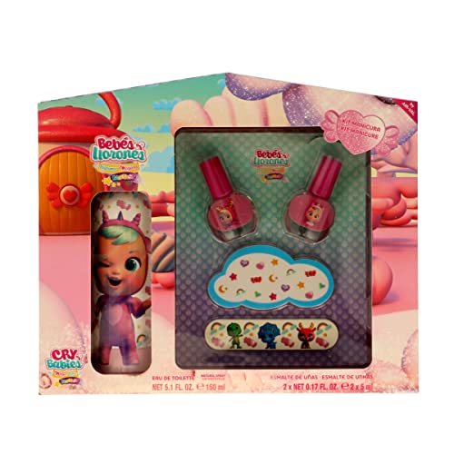 CRY BABIES pack colonia 150 ml + 2 esmaltes de uñas