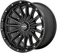 KMC KM102 Signal Black Painted Wheels 17 In 17x9 +18 KM10279078718