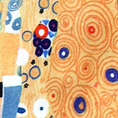 Three Rooker Men's Microfiber The Kiss Gustava Klimt Necktie Neck Tie Neckwear #TOP3