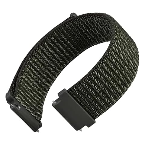 WOCCI 20mm Nylon Watch Band (Army Green) Cover
