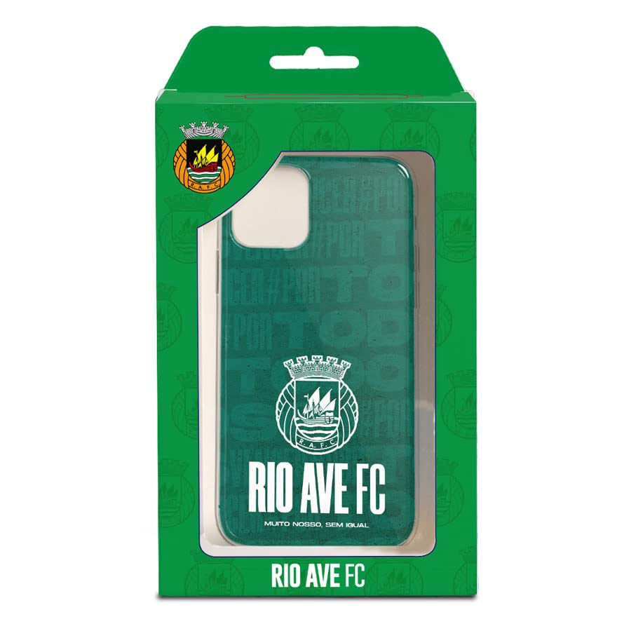 Coque iPhone X protection silicone blanc écusson Rio Ave