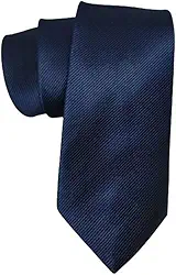 Gravata Azul Marinho Semi Slim para Trajes Formais