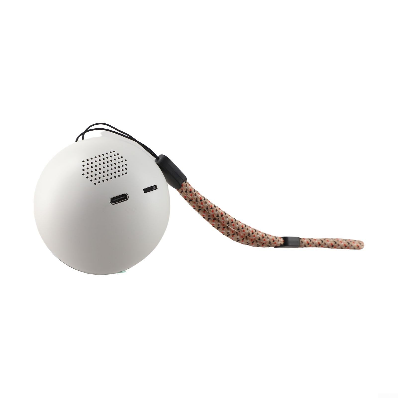 Boule vidéo de 7 cm avec lumière LED, mémoire numérique personnalisée pour anniversaires, mariages, décoration d'intérieur élégante (blanc)
