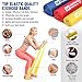 Resistance Bands for Working Out, Exercise Bands for Physical Therapy, Stretch, Recovery, Pilates, Rehab, Strength Training and Yoga Starter Set