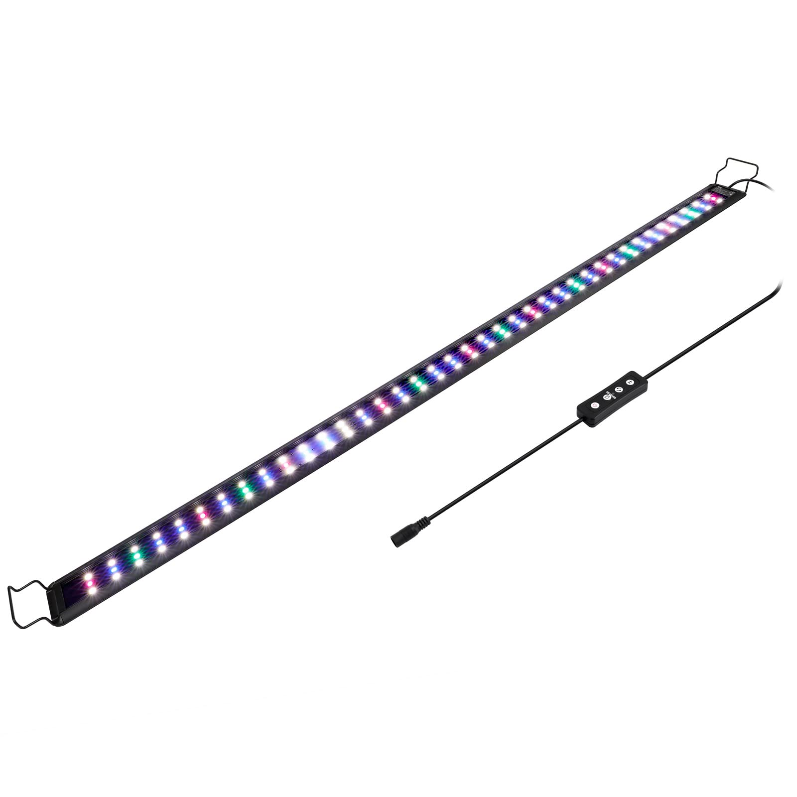 hygger 32W Full Spectrum Aquarium LED Light with 10 Levels of Brightness, White Blue Red Green LEDs,6H8H12H Timer,RGB Light for 46~54IN Freshwater Fish Tank, Aquatic Plants Tropical Ornamental Fish