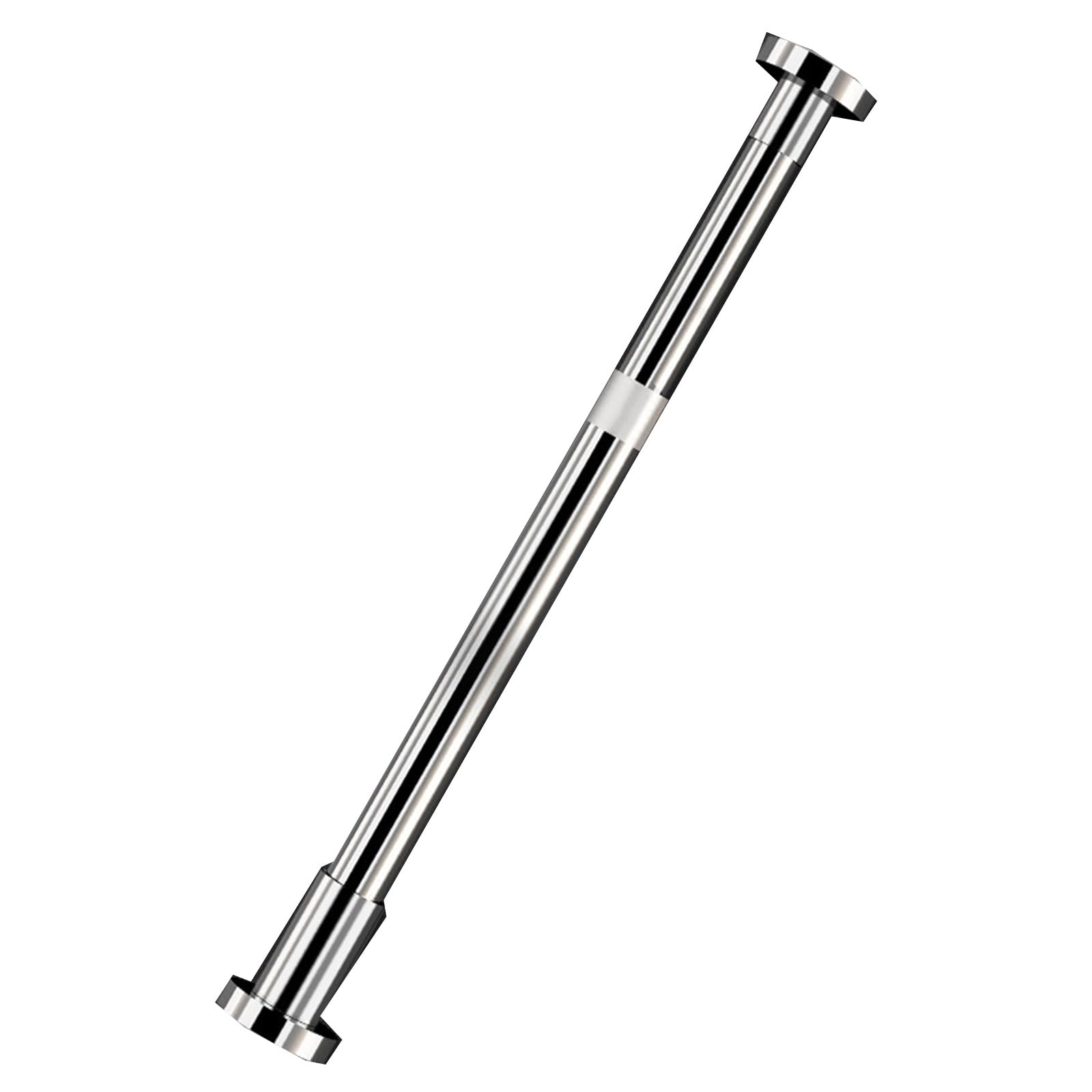 Stainless Steel Tension Curtain Rod, 1 In Thickened Shower Curtain Rod, Nonslip No Drill Heavy Duty for Shower Wardrobe(220-260cm/86-102in)