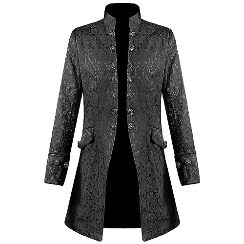 Veste de fête d'Halloween coupe ajustée à simple boutonnage