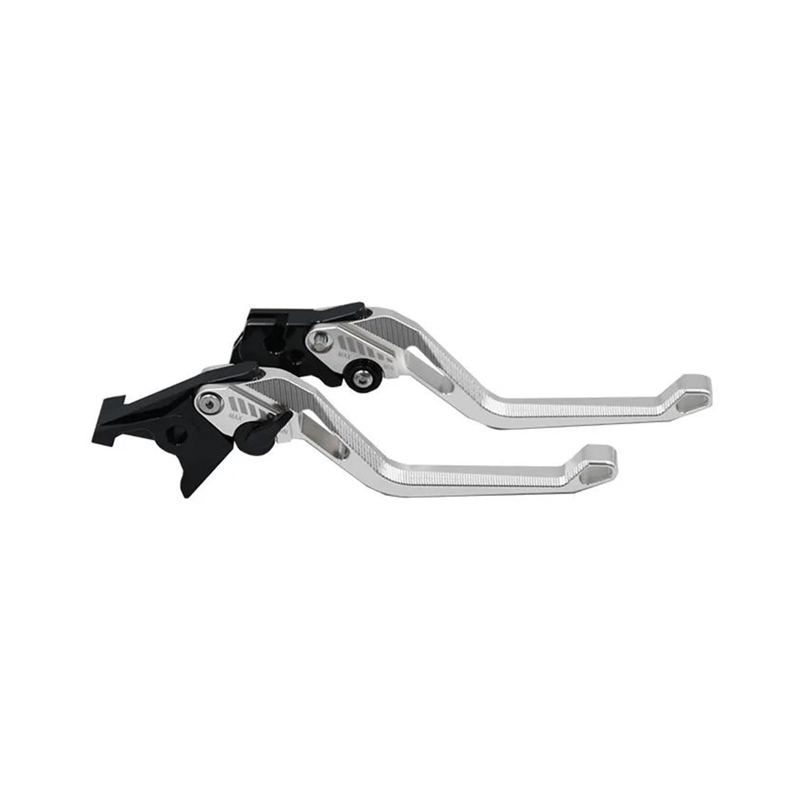 RVEVFBKBAL Motorcycle Brake Clutch Levers for Vespa 160GS 180SS 150 VBA-T4 50-125 PV ET3 PK S XL Adjustable Lever(Silver Long)