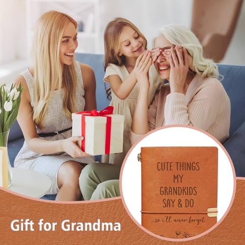 Grandma Gifts, Cute Things My Grandkids Say & Do Journal Notebook - Image 2