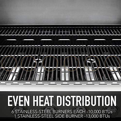 Kenmore-PG-A40611S0L-6-Burner-Cabinet-Style-Propane-Gas-BBQ-Grill-with-Side-Burner-73000-Total-BTU-Stainless-Steel