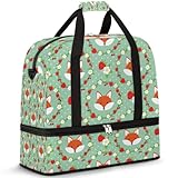Diseño plegable: el tamaño de la bolsa de deporte antes de plegar: 20.04 x 7.84 x 18.12 pulgadas. El tamaño de la bolsa de deporte después de plegar: 51 x 20 x 34 cm. La capacidad se puede plegar o extender según tus necesidades personales.