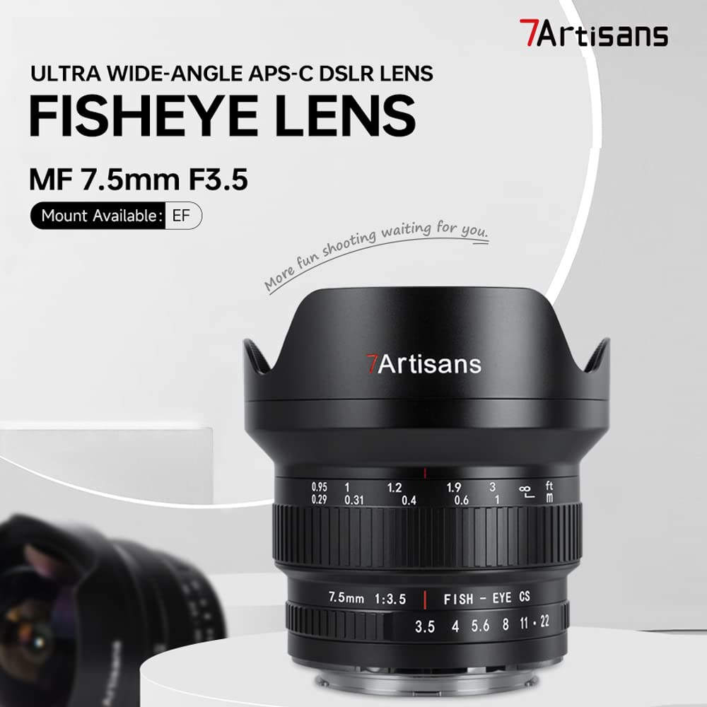 Buy 7artisans Ultra Wide-Angle Fisheye Lens, Compatible