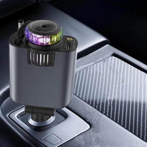 Chargeur rapide de voiture 66W rétractable avec diffuseur de parfum