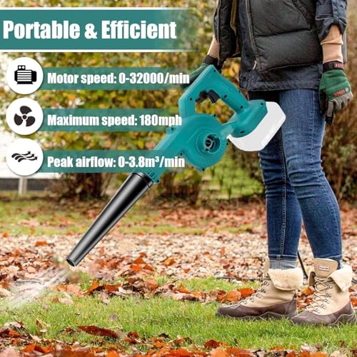 Cordless Leaf Blower Vacuum Combo with 2 Batteries - Image 4