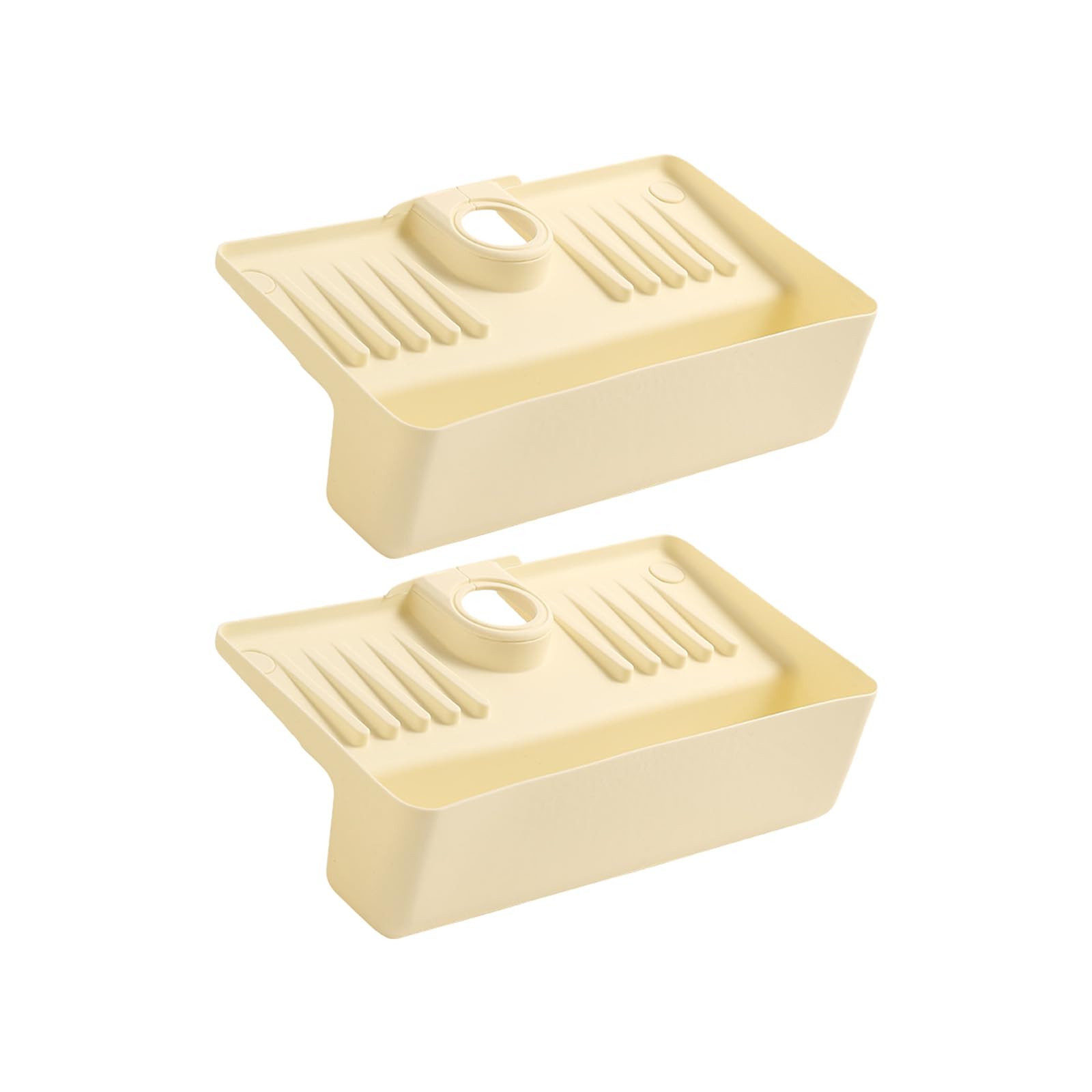 hogtnd Tap Clothes Airer with Strong Hold, Kitchen Sink Organiser for Sponge Cloth, Soap Dispenser, Efficient Storage Solution, Kitchen Organiser
