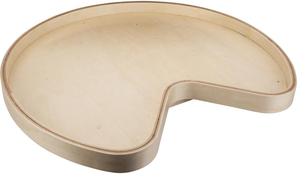 Hardware Resources BLSK32-S Kidney Banded Lazy Susan, Wood