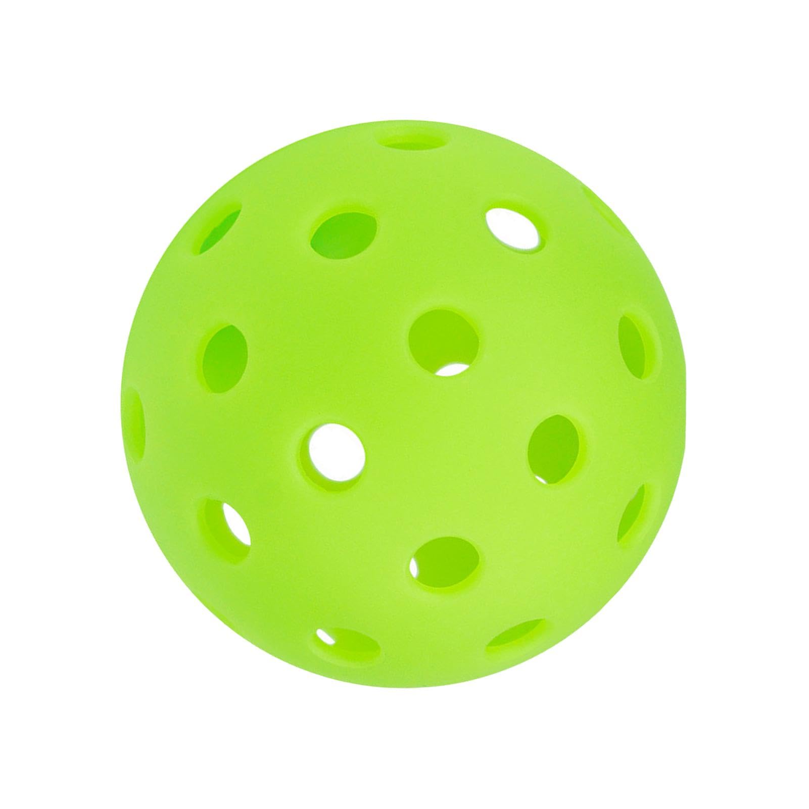 Pickleballs pour jouer en plein air, Pickle Balls en plein air | Balle de racketball Pickle Ball | Balles de cornichon TPE à élevé, balles de cornichon d'extérieur à 40 trous pour l'entraînemen