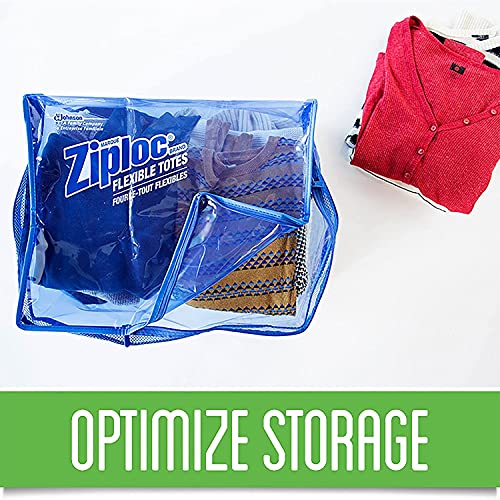 Ziploc Flexible Totes Clothes And Blanket Storage Bags, Perfect For Closet Organization And Storing Under Beds, Xl, 4 Count #TOP1