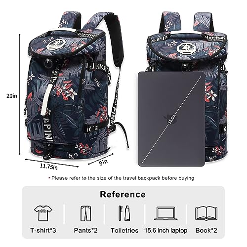 JYColofex Floral Gym Backpack