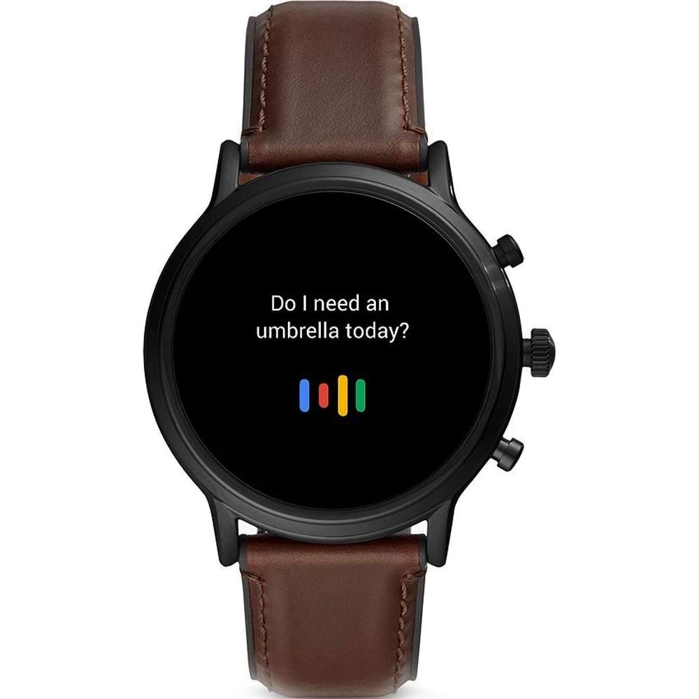 Fossil Gen 5 Carlyle Stainless Steel Touchscreen Smartwatch with Speaker, Heart Rate, GPS, NFC, and Smartphone Notifications