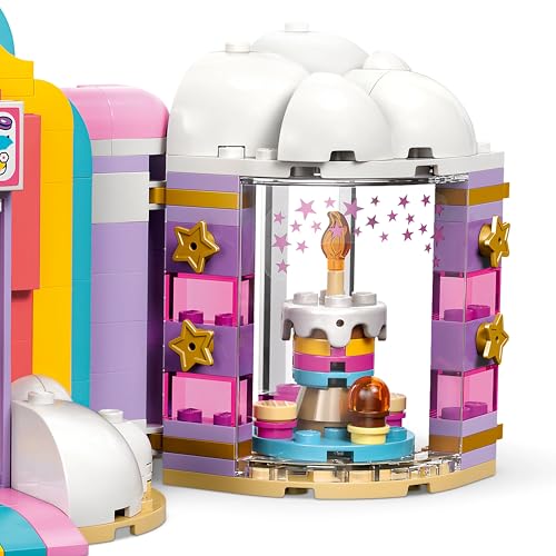 Image of LEGO Friends Unicorn Dream Cafe Building Set - Pretend Play Unicorn Toy with 3 Minidolls - 42684