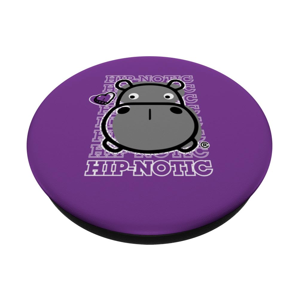 HIP-NOTIC Hippo PopSockets Swappable PopGrip, Black - Image 2