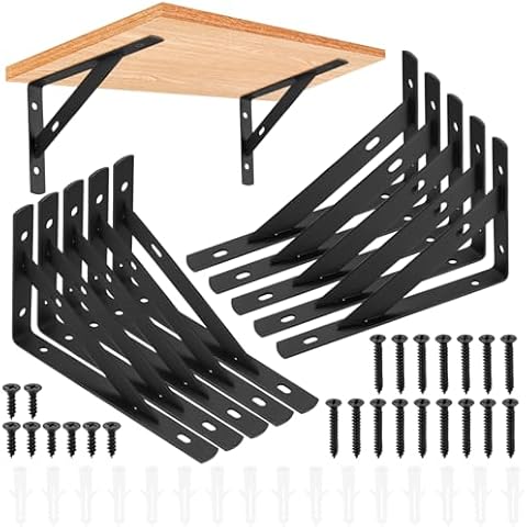 HAOCHEN Heavy Duty Shelf Brackets (10 PCS) Cover