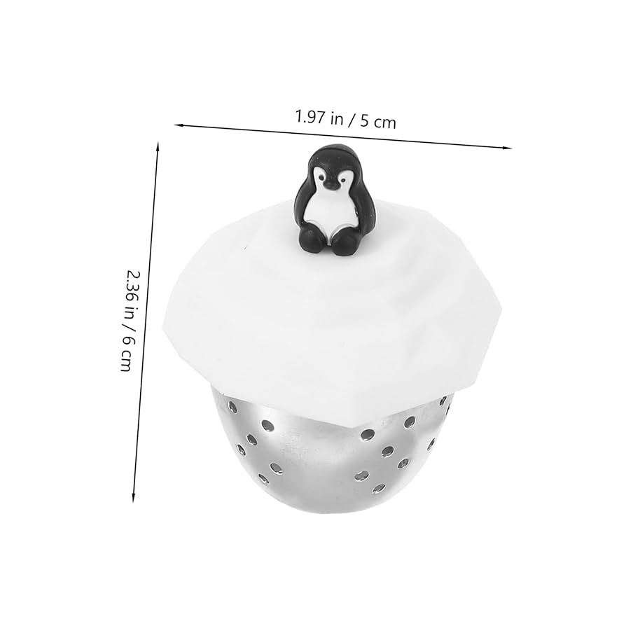 Amazon | Happyyami 1個 ペンギン茶漉し ハーブティーフィルター