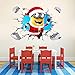 YFKSLAY Wandaufkleber Minion Poster Wanddekoration Türaufkleber Home Decoration Wandbild Geschenk Kinder Innen PVC Vinyl 60X90Cm