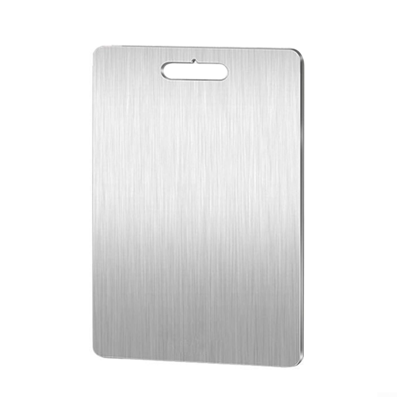 Kitchen Double Sided Chopping Board, Stainless Steel Cutting Board, Multifunctional Cutting Board For Kneading Dough Vegetable Fruit(20 * 29)