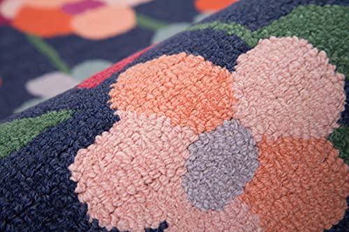 Momeni NEWPONP-14NVY2380 Newport Collection Area Rug, 2'3 Inch X 8'0 Inch Runner thumb #4