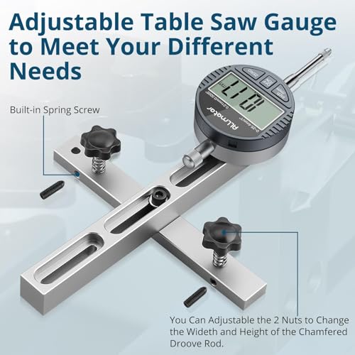 Allmeter DIGITAL TABLE SAW CALIBRATION DIAL GAUGE Digital Table Saw Gauge thumb #2