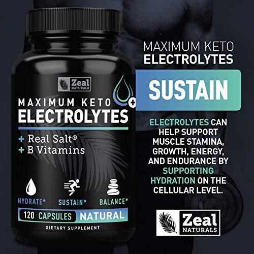 Keto Electrolyte Supplement (120 Capsules) Maximum Keto Electrolytes