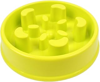 S-Lifeeling Fashion Fun Anti-Choke Pet Bowl Healthy Food Dog Bowl Slow Feeder Dog Bowl with Non-Skid Pet Feeding Bowl