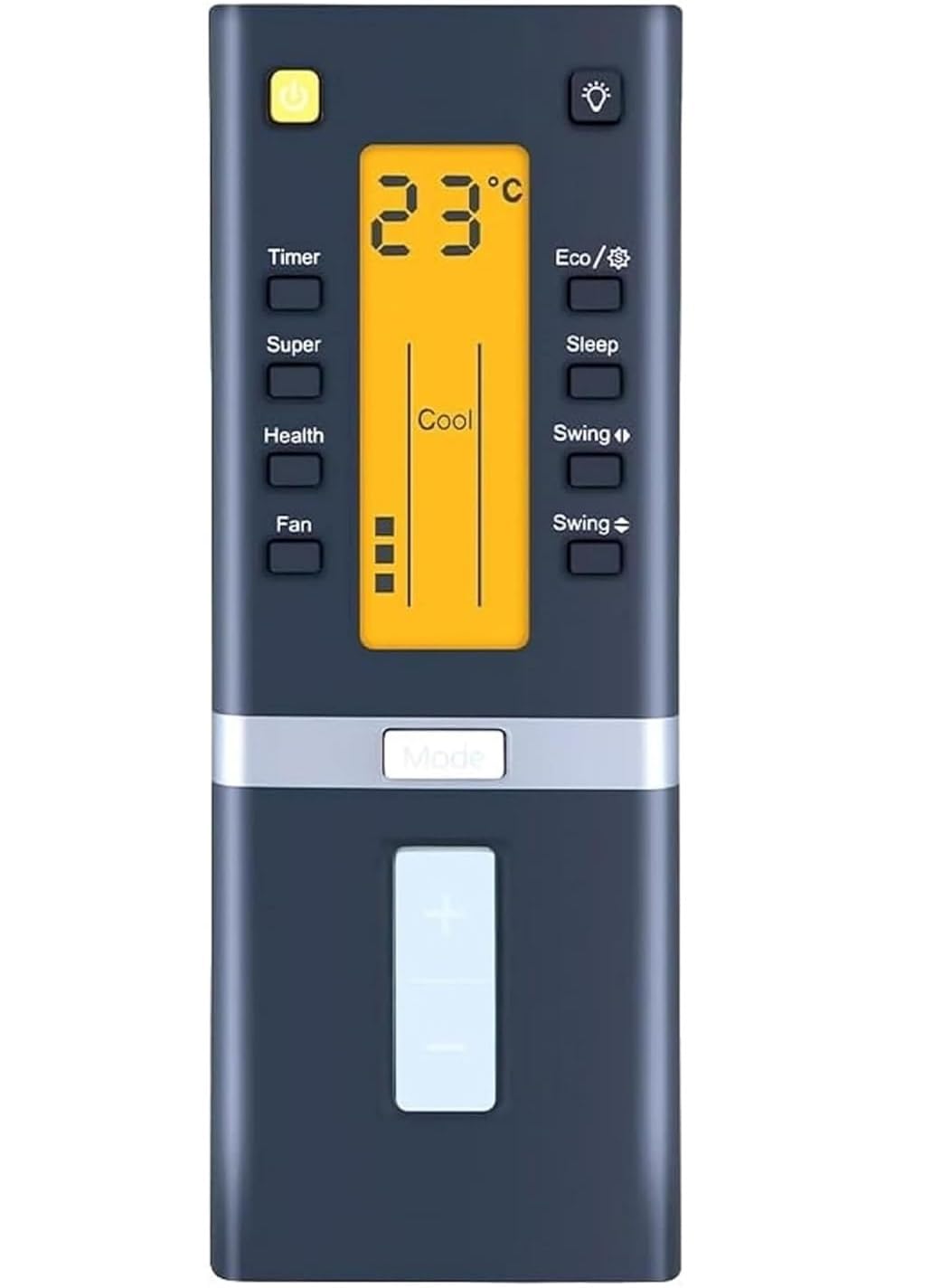 Universal Remote Compatible for IFB Split/Inverter AC Remote No 204 with Backlight 1Ton/1.5Ton/2Ton 3Star/5Star, Black (Your Old Remote Must be Exact Same)-image-49