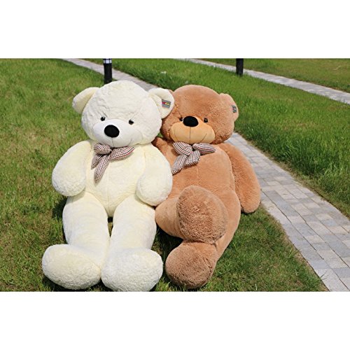 Joyfay 78" Giant Teddy Bear Brown Huge 6.5 Feet Stuffed Teddy Bear Soft Toy Valentine's Big Gift #TOP6
