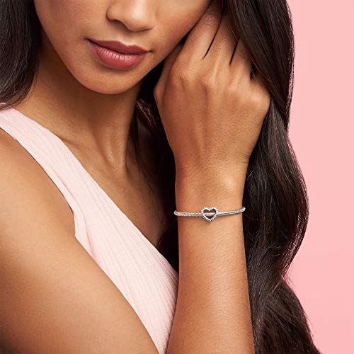 Pandora Beaded Open Heart Charm - Compatible Moments Bracelets - Jewelry for Women - Gift for Women in Your Life - Made with Sterling Silver, No Gift Box3