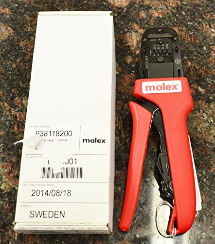 MOLEX 63811-8200 HAND CRIMP TOOL, 2.54MM PITCH KK CRIMP TERMINALS 30AWG TO 22AWG