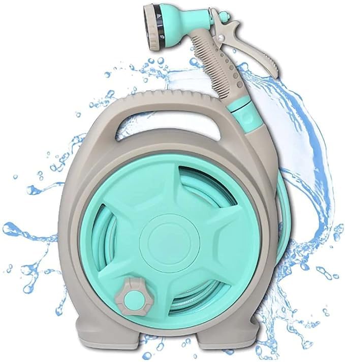 BLURISM Garden Hose Reel Auto Winder Retractable 15 Meter Water Pipe 6 Functional Nozzle Sprinkler Automatic Rewind Slow Return System Home Car Wash Hose (B0CX1J8BN2) Amazon Price History, Amazon Price Tracker
