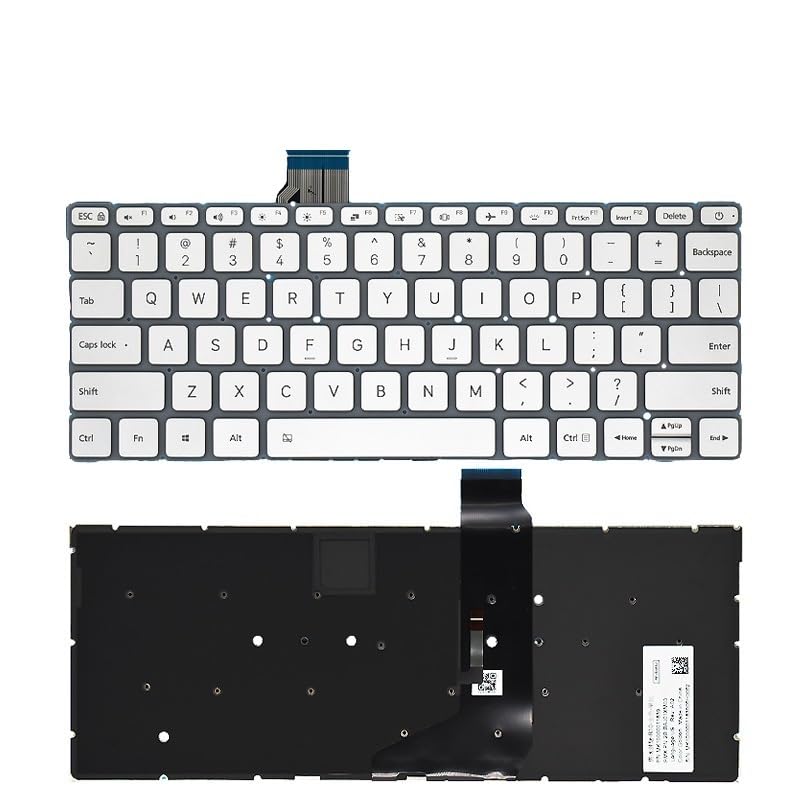 Clavier rétroéclairé pour Xiaomi Mi Air 12.5 Argent réparez vos touches