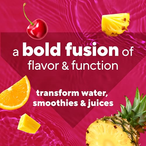 Vitafusion Hydraboost Drink Powder Packets, Electrolytes Support Daily Hydration, Vitamins Support Cellular Energy & Immune Health, Prebiotic Fiber Supports Gut Health, Fruit Burst, 15 Sticks - image 2