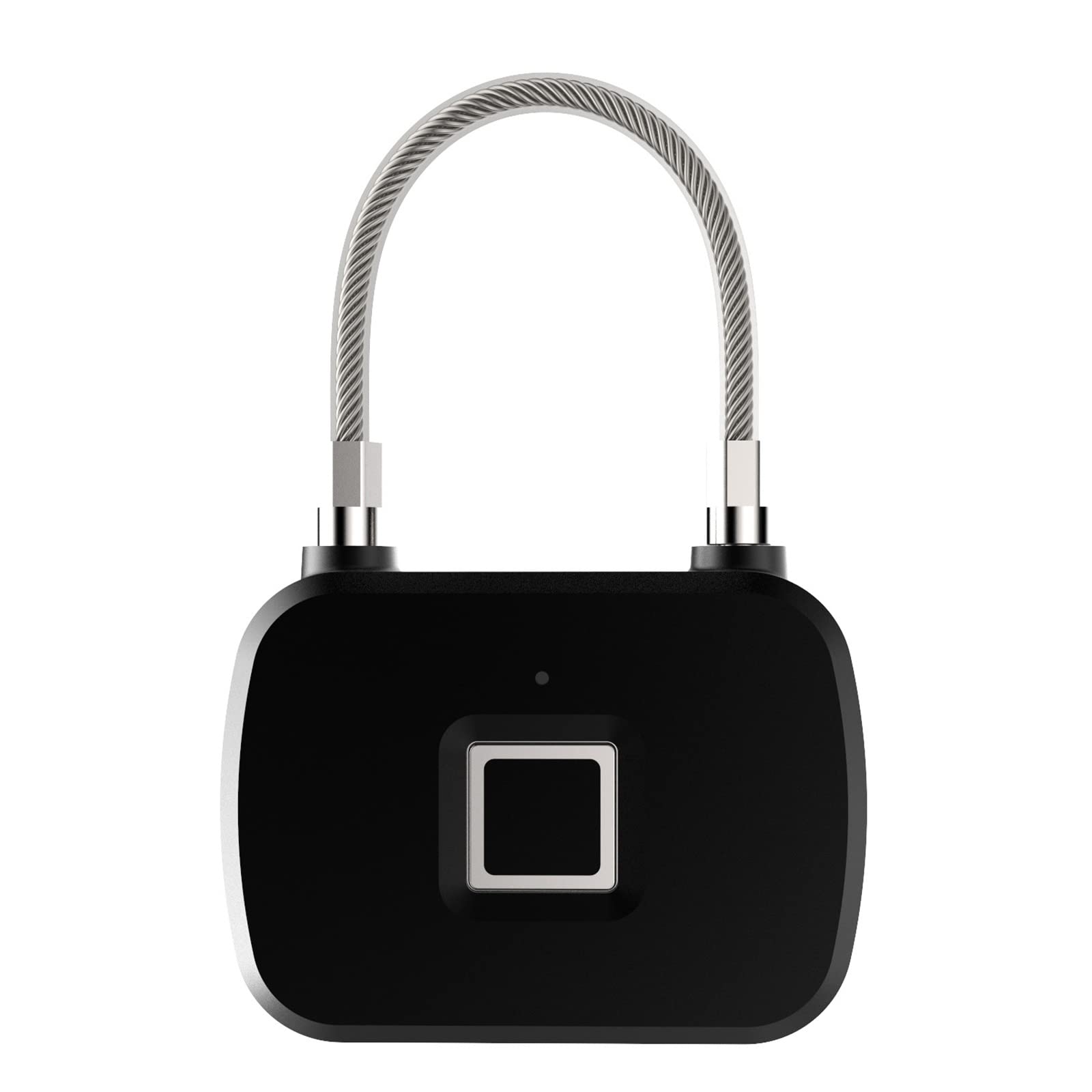 Candado Inteligente con Huella Dactilar Mochila de viaje Pequeño candado cuerda alambre huella dactilar electrónico inteligente para Seguridad
