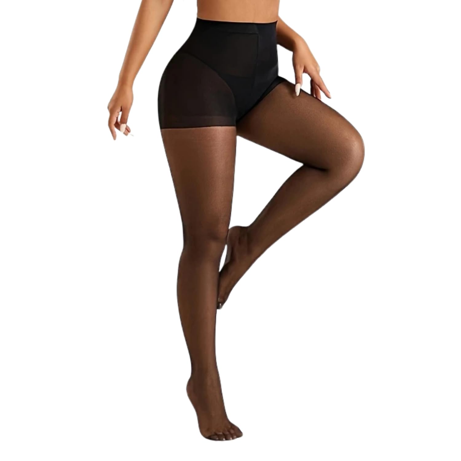 Pantyhose Stockings For Women | Winter Wear Dual-Tone Fleece Thick Leggings For Women And Girls-image-22