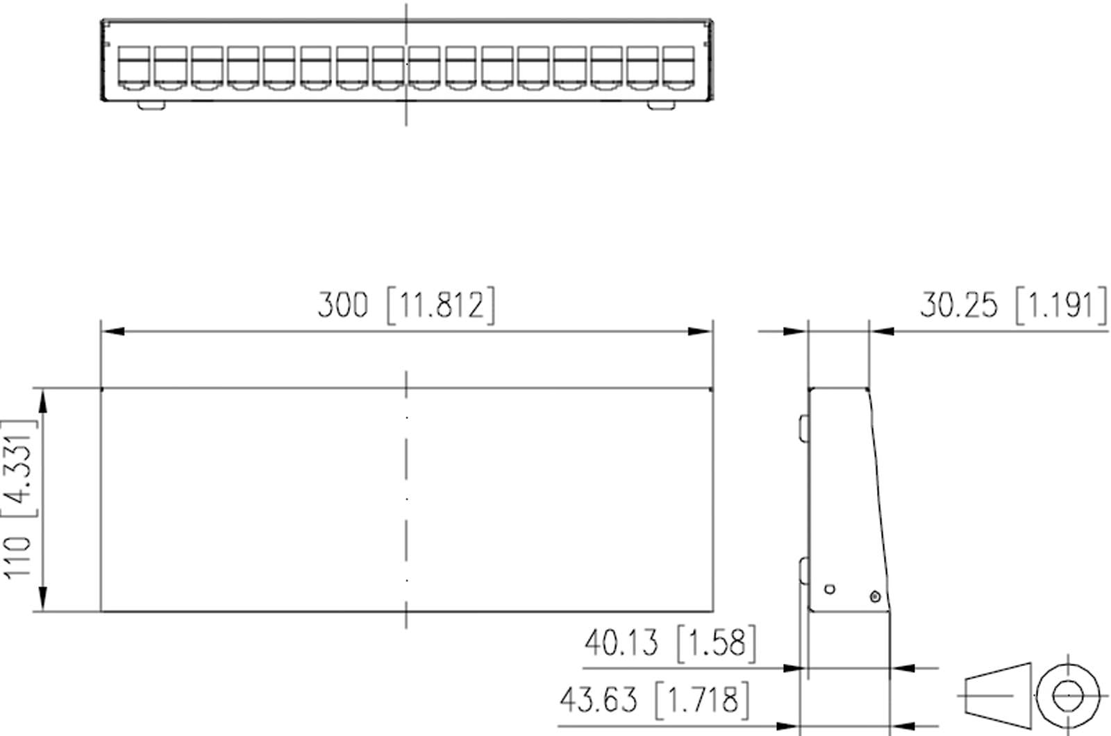 BTR NETCOM 130861-1602-Accessori Patch Panels